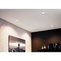 Paulmann Recessed spot LED COLE IP44, fixed, incl. LED COIN Module, 230V, 6.5W 2700K460lm 100�, 3-step dimmable, white / black matt