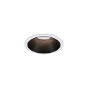 Paulmann Lumi�re encastr�e COLE COIN LED rigide, lot de 3 IP44, noir mat, blanche gradable 6,5W 460lm 2700K 100� 100� CRI >80