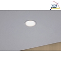 Paulmann Lumi�re encastr�e CYMBAL COIN LED rigide IP20, blanc mat gradable