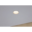 Paulmann Lumi�re encastr�e CYMBAL COIN LED rigide, Dim-To-Warm, lot de 3 IP44, blanc mat gradable 19