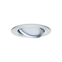 Paulmann Lumi�re encastr�e NOVA LED rond, pivotant, lot de 3 GU10 IP23, aluminium  19,5W 460lm 2700K 38� 38� CRI >80