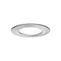 Paulmann Lumi�re encastr�e NOVA LED rond, rigide, lot de 3 GU10 IP44, fer bross�  19,5W 460lm 2700K 38� 38� CRI >80
