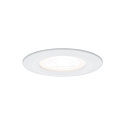 Paulmann Lumi�re encastr�e NOVA LED rond, rigide, lot de 3 GU10 IP44, blanc mat  460lm 2700K 38� 38� CRI >80