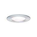Paulmann Lumi�re encastr�e NOVA LED rond, rigide, lot de 3 GU10 IP44, aluminium  460lm 2700K 38� 38� CRI >80