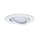 Paulmann Lumi�re encastr�e NOVA COIN LED rond, pivotant, lot de 3 IP23, blanc mat  19,5W 460lm 2700K 100� 100� CRI >80
