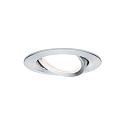 Paulmann Lumi�re encastr�e NOVA COIN LED rond, pivotant, lot de 3 IP23, aluminium  19,5W 460lm 2700K 100� 100� CRI >80