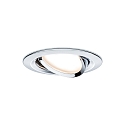 Paulmann Lumi�re encastr�e NOVA COIN LED rond, pivotant, lot de 3 IP23, chrome  19,5W 460lm 2700K 100� 100� CRI >80