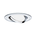 Paulmann Lumi�re encastr�e NOVA COIN LED rond, pivotant, lot de 3 IP23, chrome  19,5W 460lm 2700K 100� 100� CRI >80