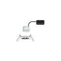 Paulmann Lumi�re encastr�e NOVA COIN LED rond, rigide IP44, blanc mat  460lm 2700K 100� 100� CRI >80