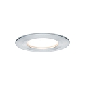 Paulmann Lumi�re encastr�e NOVA COIN LED rond, rigide, lot de 3 IP44, aluminium  19,5W 460lm 2700K 100� 100� CRI >80