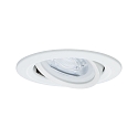 Paulmann Lumi�re encastr�e NOVA LED rond, pivotant, lot de 3 GU10 IP23, blanc mat gradable 460lm 2700K 38� 38� CRI >80