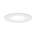 Paulmann Lumi�re encastr�e NOVA LED rond, rigide, lot de 3 GU10 IP44, blanc mat gradable 19,5W 460lm 2700K 38� 38� CRI >80