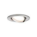 Paulmann Lumi�re encastr�e NOVA COIN LED rond, pivotant, lot de 3 Coin IP23, fer bross� gradable 19,5W 460lm 2700K 100� 100� CRI >80