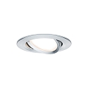 Paulmann Lumi�re encastr�e NOVA COIN LED rond, pivotant, lot de 3 Coin IP23, aluminium gradable 19,5W 460lm 2700K 100� 100� CRI >80