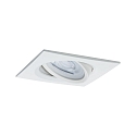 Paulmann recessed luminaire NOVA COIN LED square, swivelling, set of 3 Coin IP23, white matt dimmable 19