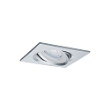 Paulmann recessed luminaire NOVA COIN LED square, swivelling, set of 3 Coin IP23, aluminium dimmable 19