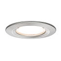 Paulmann Lumi�re encastr�e NOVA COIN LED rond, rigide, lot de 3 Coin IP44, fer bross� gradable 19,5W 460lm 2700K 100� 100� CRI >80