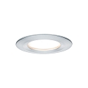 Paulmann Lumi�re encastr�e NOVA COIN LED rond, rigide, lot de 3 Coin IP44, aluminium gradable 19,5W 460lm 2700K 100� 100� CRI >80