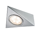 Paulmann LED Furniture luminaire PIR LED Under Cabinet luminaire, set of 3, 3x2,8W, 12VA, 230V/12V, brushed iron