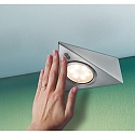 Paulmann LED Furniture luminaire PIR LED Under Cabinet luminaire, set of 3, 3x2,8W, 12VA, 230V/12V, brushed iron