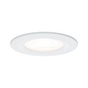 Downlight NOVA GU10 rond, rigide GU10 IP20, blanc mat gradable