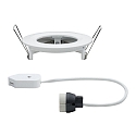 Paulmann Recessed luminaire Nova, IP44, round, set of 1, excl. lamp, max. 35W, GU10