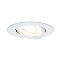 Lumi�re encastr�e NOVA rond, pivotant GU10, blanc mat