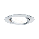 Lumi�re encastr�e NOVA rond, pivotant GU10, aluminium