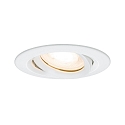 Downlight NOVA PLUS GU5.3/GU10 rond, pivotant GU5.3 / GU10 IP65, blanc mat gradable