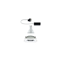 Paulmann outdoor recessed luminaire NOVA PLUS square, swivelling GU10 IP65, chrome, white matt dimmable