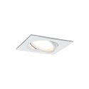 Paulmann Eclairage d'ext�rieur encastr� NOVA PLUS COIN angulaire, pivotant, lot de 3 Coin IP23, blanc mat gradable