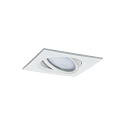 Paulmann Eclairage d'ext�rieur encastr� NOVA PLUS COIN angulaire, pivotant, lot de 3 Coin IP23, blanc mat gradable
