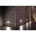 Luminaire d'encastrement mural  SPECIAL LINE LED rond, avec diffuseur, sans bordures IP65