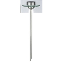 Paulmann Lampe solaire � broche SPECIAL LINE UFO rond, avec interrupteur, avec batterie IP44, acier inoxydable