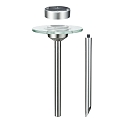 Paulmann Lampe solaire � broche SPECIAL LINE UFO rond, avec interrupteur, avec batterie IP44, acier inoxydable