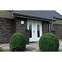 Paulmann Num�ros de maison lumineux solaires SPECIAL LINE avec batterie, avec capteur de luminosit� IP44, acier inoxydable