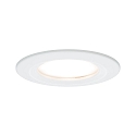 Downlight NOVA PLUS COIN rond, rigide, lot de 3, avec diffuseur IP44, blanc mat gradable
