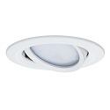 Paulmann Lumière encastrée NOVA PLUS COIN rond, lot de 3 IP23, blanc mat gradable 3x6,8W 2.700K