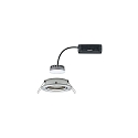 Paulmann Lumière encastrée NOVA PLUS COIN rond, pivotant IP23, fer brossé gradable 6,8W 2.700K