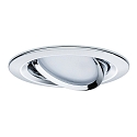 Paulmann Lumière encastrée NOVA PLUS COIN rond, pivotant, lot de 3 IP23, chrome gradable 3x6,8W 2.700K