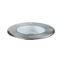 Paulmann Paulmann Plug&Shine Floor recessed luminaire IP67 6W 24V silver swiveling, 609lm, 3000K, 20� swivel range