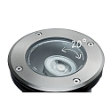 Paulmann Paulmann Plug&Shine Floor recessed luminaire IP67 6W 24V silver swiveling, 609lm, 3000K, 20� swivel range