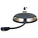 Paulmann Paulmann Plug&Shine Floor lamp IP67 24V 3000K anthracite double, passable, 2x 3W, 2x 350lm, 180° beam angle