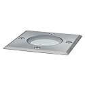 Paulmann Projecteur encastré 10.8CM angulaire, rigide, passable GU10 IP67, acier inoxydable 