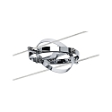 Paulmann Syst�me de corde CARDAN 8 fois GU5,3, chrome, chrom� mat gradable