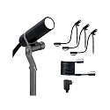 Paulmann Lampe � piquet de terre PLUG & SHINE PLANTINI lot de 3 IP65, anthrazit gradable