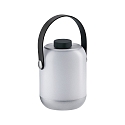 Paulmann Lampe de table CLUTCH avec fonction de charge USB IP44, gris gradable