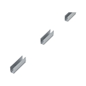 Paulmann Monture PLUG&SHINE LED lot de 6, argent