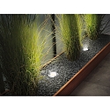 Paulmann floor recessed luminaire LED PLUG&SHINE FLOOR round IP65, stainless steel dimmable
