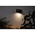 Paulmann Lampe murale solaire ELLIOT avec capteur de luminosité IP44, anthrazit 